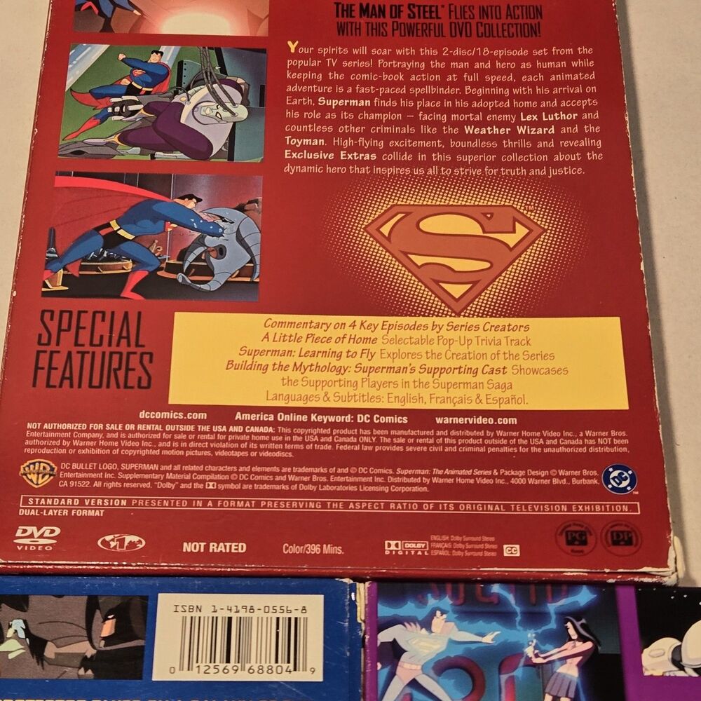 Superman: The Animated Series - DVD Set Volumes 1, 2, & 3 (DC Comics Classic) - Picture 6 of 16